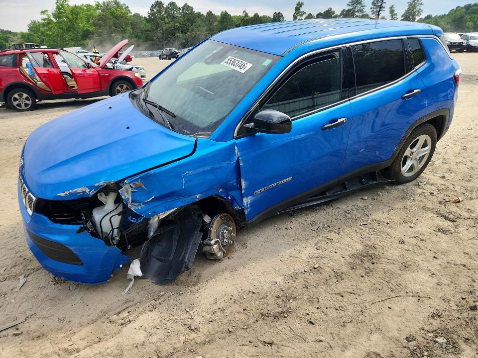Продажа на аукционе авто 2023 Jeep Compass, vin: 3C4NJDANXPT533667, номер лота: 55363746