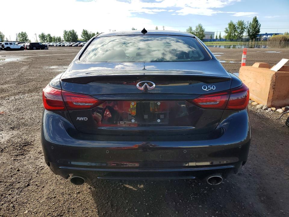 2024 Infiniti Q50 მანქანა იყიდება აუქციონზე, vin: JN1EV7CR7RM631721, აუქციონის ნომერი: 56468016