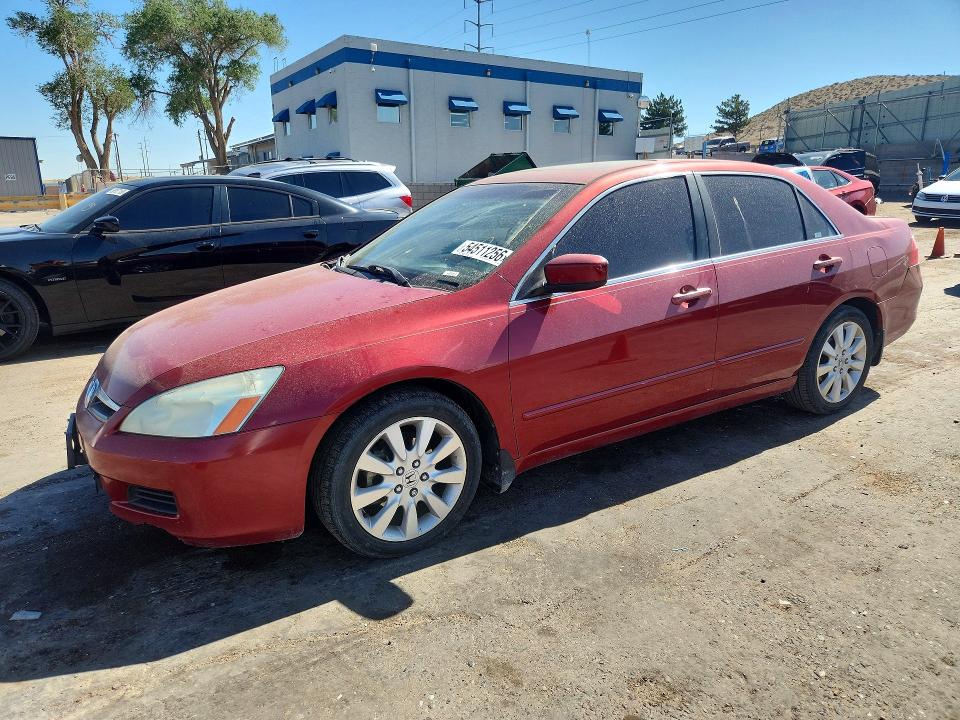 2007 Honda Accord მანქანა იყიდება აუქციონზე, vin: 1HGCM66557A065956, აუქციონის ნომერი: 54511256
