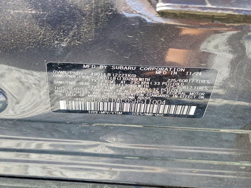 Продажа на аукционе авто 2025 Subaru Forester, vin: JF2SLDAC0SH511004, номер лота: 56155386
