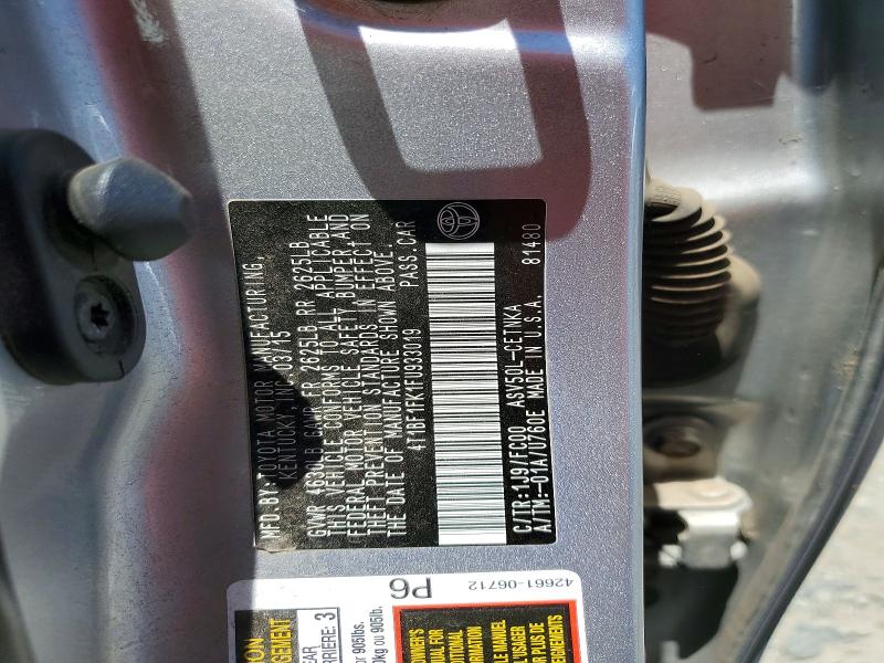 Продаж на аукціоні авто 2015 Toyota Camry, vin: 4T1BF1FK1FU933019, номер лоту: 58084886