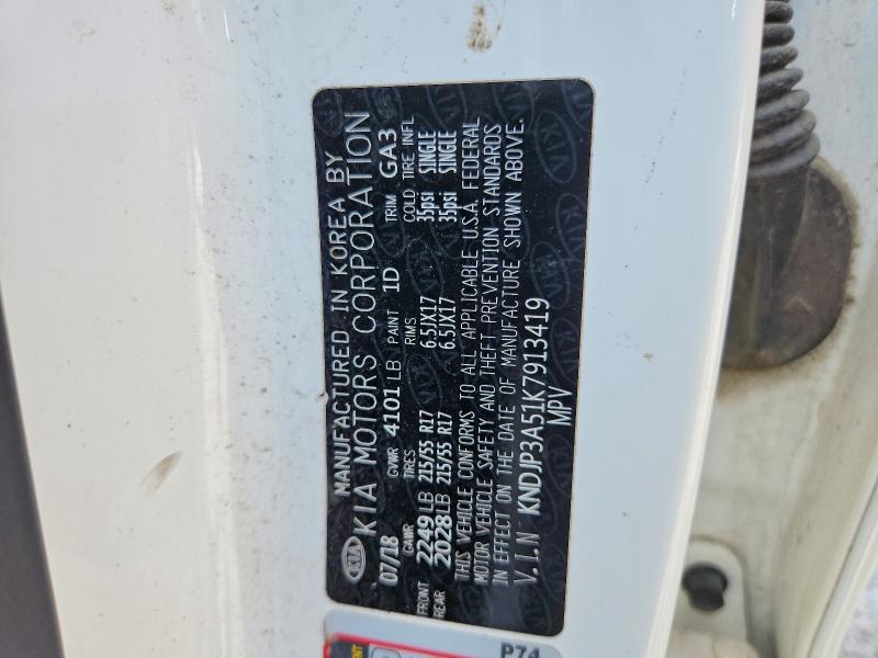Aukcja sprzedaży 2019 Kia Soul, vin: KNDJP3A51K7913419, numer aukcji: 55444916