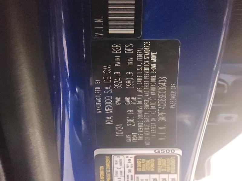 Продаж на аукціоні авто 2025 Kia K4, vin: 3KPFT4DE8SE038438, номер лоту: 59073856