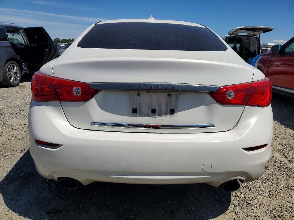 58956766 :رقم المزاد ، JN1BV7AP6FM345231 vin ، 2015 Infiniti Q50 مزاد بيع