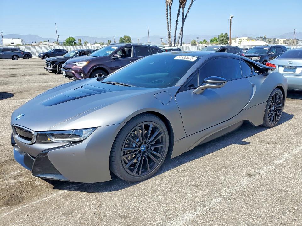 2019 Bmw I8 მანქანა იყიდება აუქციონზე, vin: WBY2Z4C59K7F14566, აუქციონის ნომერი: 56550086