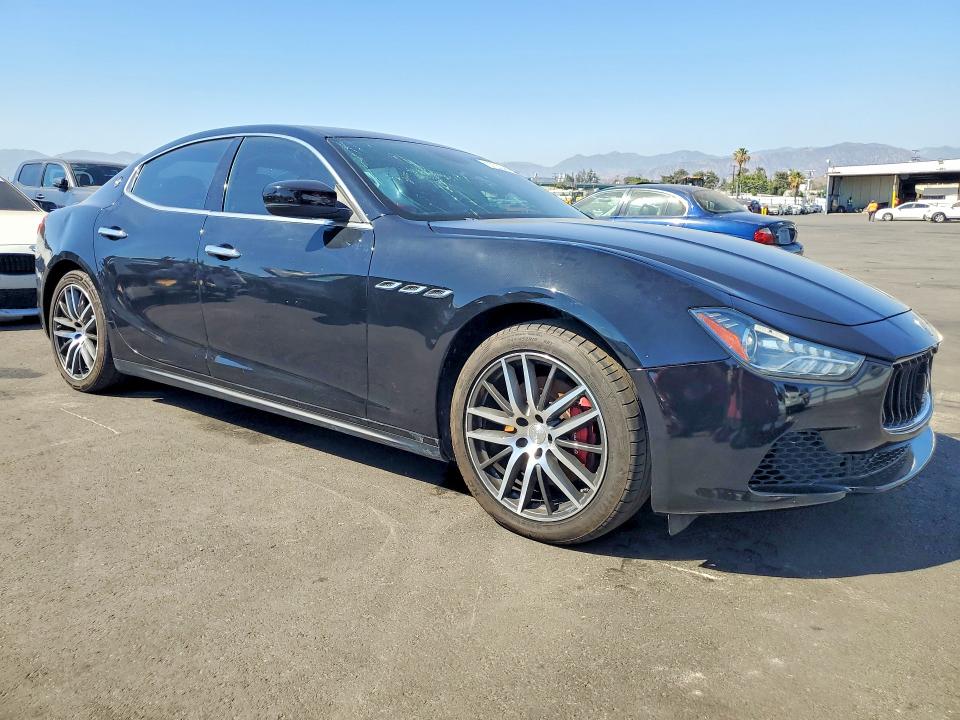 2018 Maserati Ghibli მანქანა იყიდება აუქციონზე, vin: ZAM57XSA8J1295016, აუქციონის ნომერი: 57231496