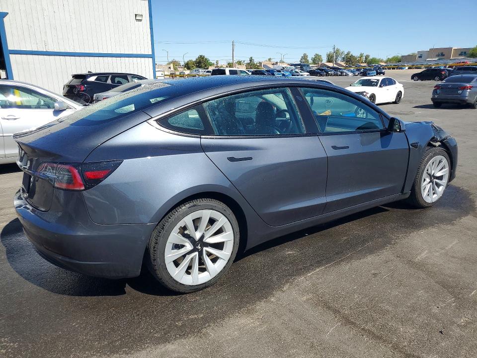 2022 Tesla Model 3 მანქანა იყიდება აუქციონზე, vin: 5YJ3E1EA3NF304129, აუქციონის ნომერი: 59125236