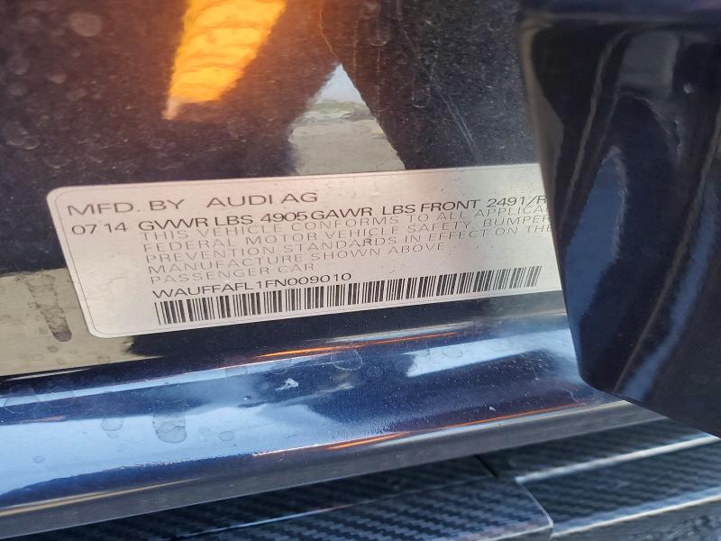 Продажа на аукционе авто 2015 Audi A4, vin: WAUFFAFL1FN009010, номер лота: 57930146