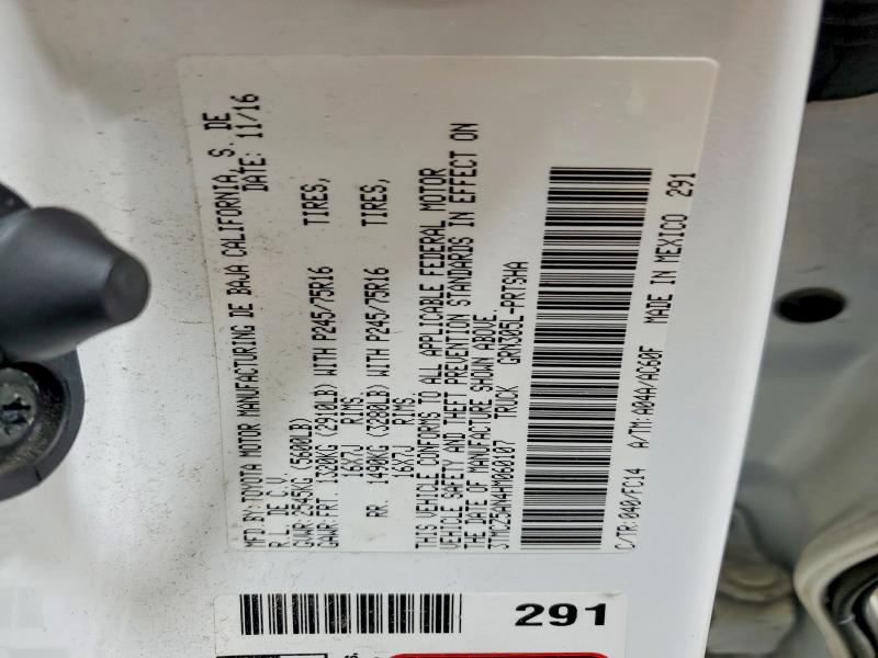 Aukcja sprzedaży 2017 Toyota Tacoma, vin: 3TMCZ5AN4HM060107, numer aukcji: 56800776