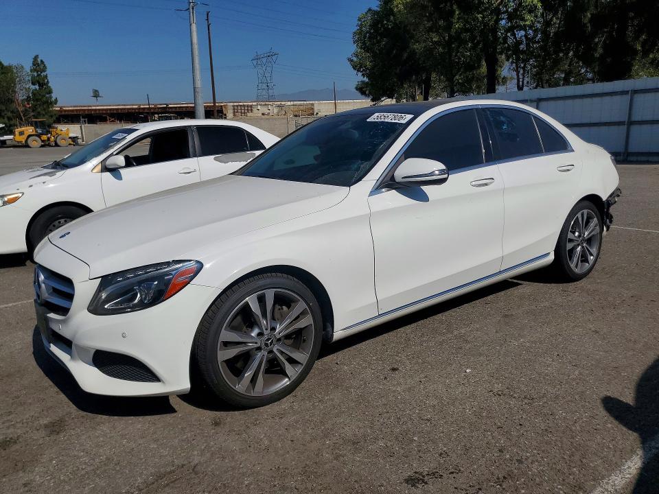 2017 Mercedes-benz C მანქანა იყიდება აუქციონზე, vin: 55SWF4JB9HU224458, აუქციონის ნომერი: 58567806