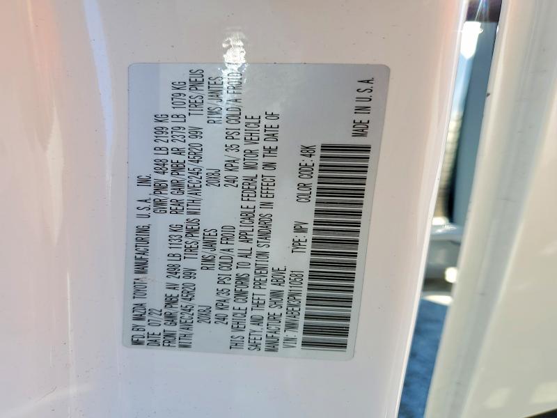 56128756 :رقم المزاد ، 7MMVABEM3PN110581 vin ، 2023 Mazda Cx-50 مزاد بيع