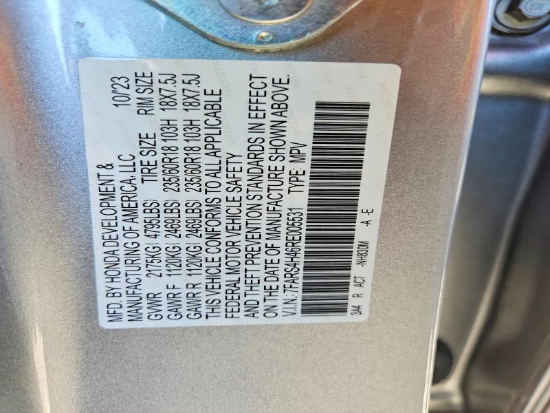 Продаж на аукціоні авто 2024 Honda Cr-v, vin: 7FARS4H46RE005531, номер лоту: 55773986