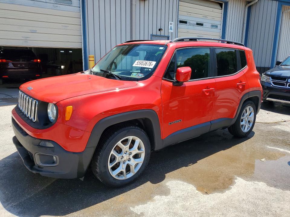 Auction sale of the 2016 Jeep Renegade, vin: ZACCJABT1GPC63870, lot number: 55953676