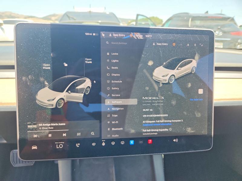 54702166 :رقم المزاد ، 5YJ3E1EB4MF902253 vin ، 2021 Tesla Model 3 مزاد بيع