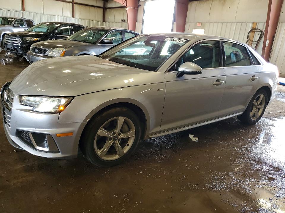 2019 Audi A4 მანქანა იყიდება აუქციონზე, vin: WAUDNAF44KA117934, აუქციონის ნომერი: 58638746