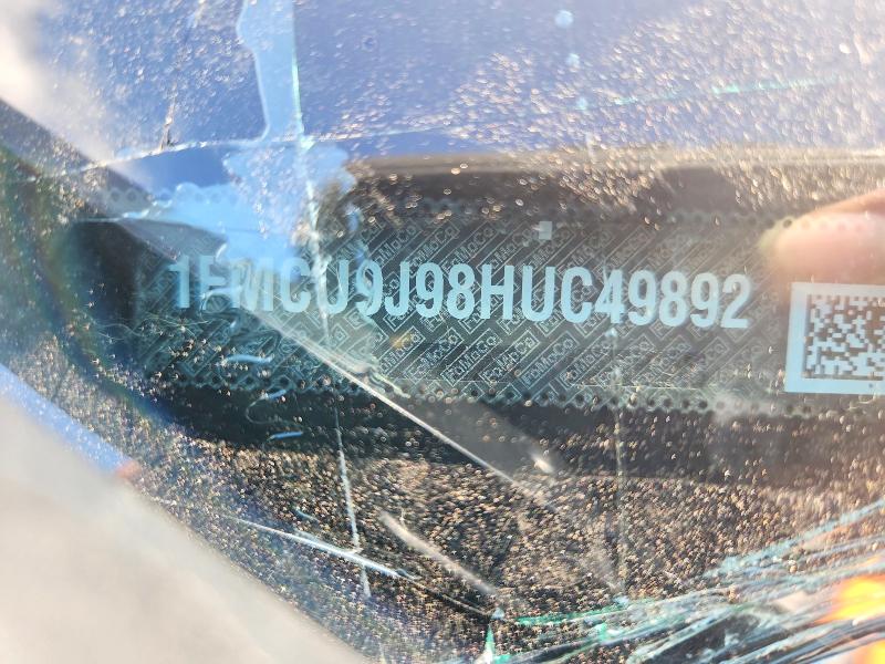 56682856 :رقم المزاد ، 1FMCU9J98HUC49892 vin ، 2017 Ford Escape مزاد بيع