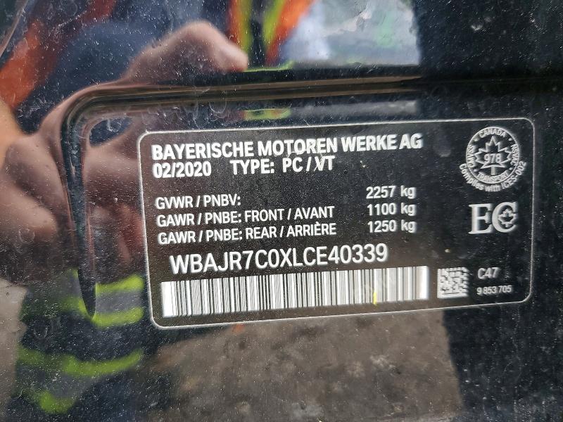 Продажа на аукционе авто 2020 Bmw 530, vin: WBAJR7C0XLCE40339, номер лота: 56063586