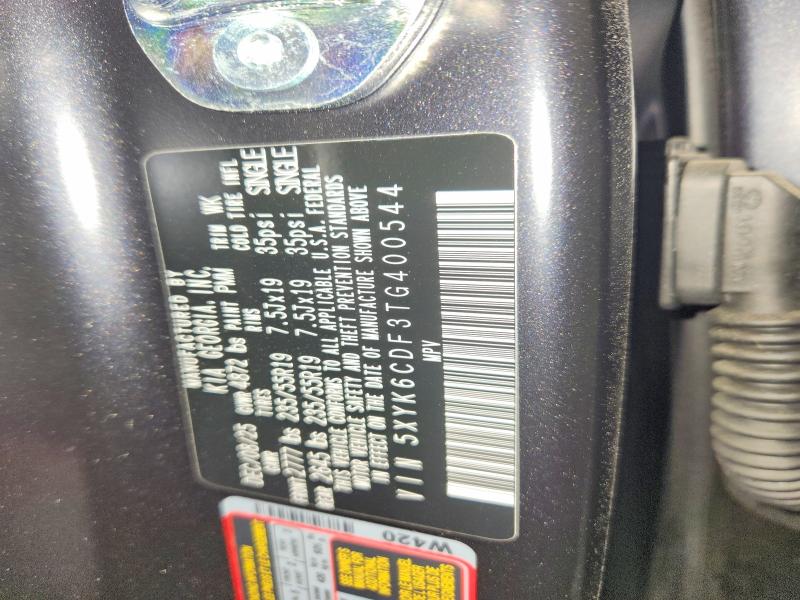 2026 Kia Sportage მანქანა იყიდება აუქციონზე, vin: 5XYK6CDF3TG400544, აუქციონის ნომერი: 57931396