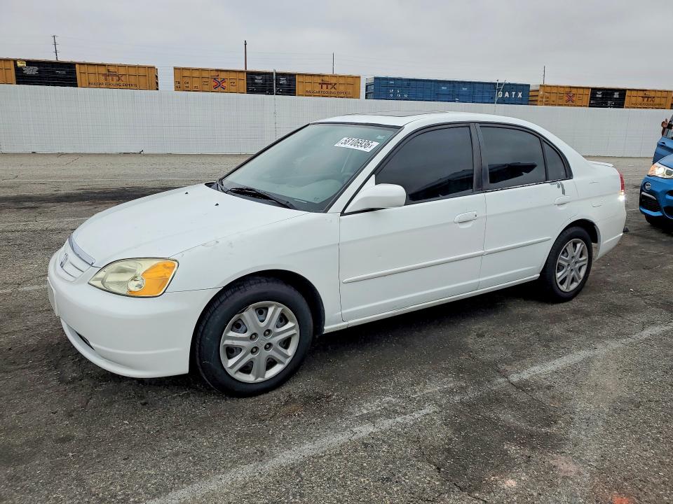 58106936 :رقم المزاد ، 2HGES26743H525029 vin ، 2003 Honda Civic مزاد بيع