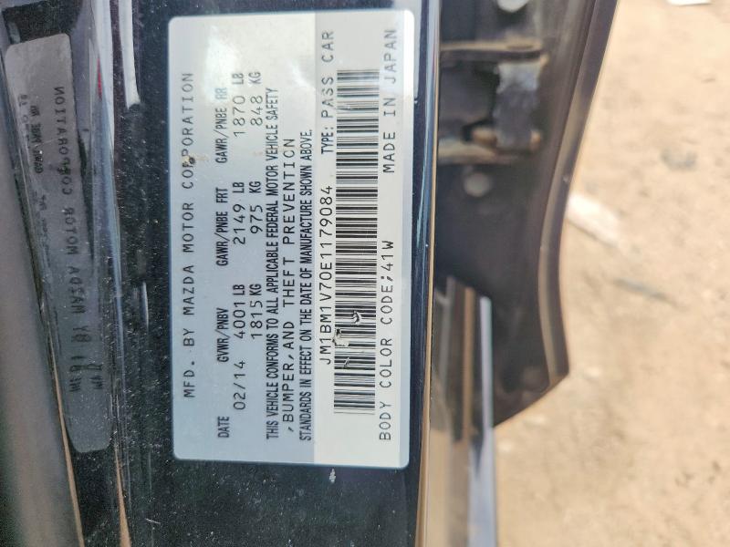 Продажа на аукционе авто 2014 Mazda 3, vin: JM1BM1V70E1179084, номер лота: 59011056