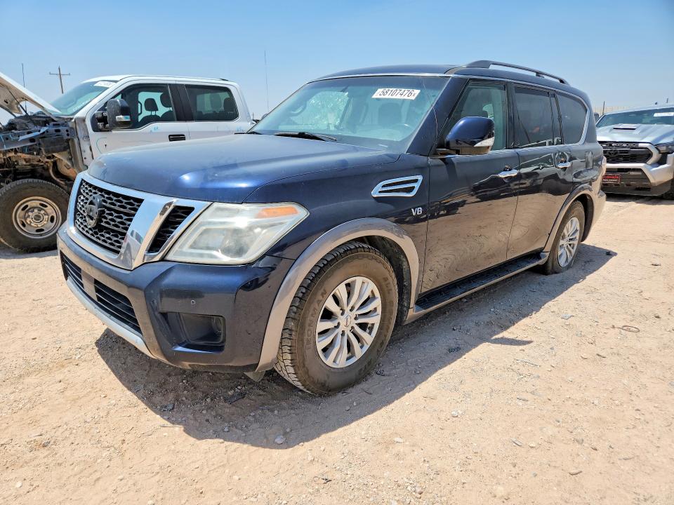 2017 Nissan Armada მანქანა იყიდება აუქციონზე, vin: JN8AY2NCXH9506720, აუქციონის ნომერი: 58107476