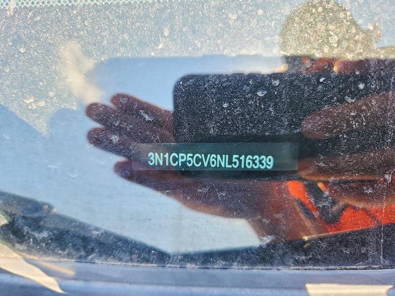 55426046 :رقم المزاد ، 3N1CP5CV6NL516339 vin ، 2022 Nissan Kicks مزاد بيع