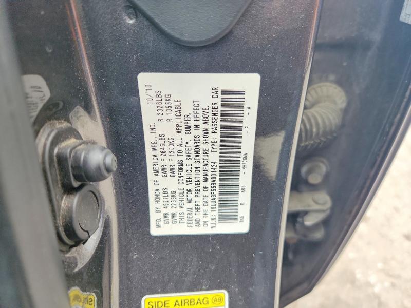 Aukcja sprzedaży 2011 Acura Tl, vin: 19UUA9F55BA001424, numer aukcji: 56510086