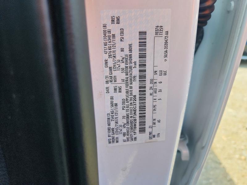Продажа на аукционе авто 2022 Ford F250, vin: 1FT8W2BT3NEC37208, номер лота: 57193176