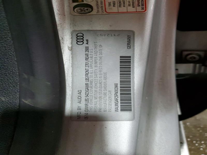 55927976 :رقم المزاد ، WAUWGAFC5FN002848 vin ، 2015 Audi A7 مزاد بيع