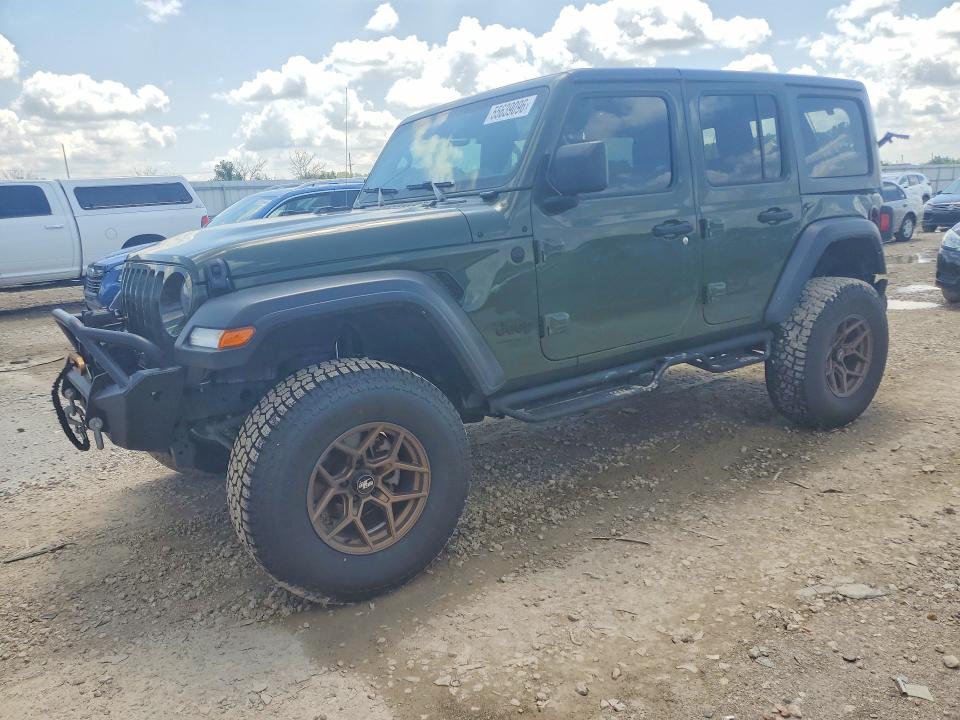55639096 :رقم المزاد ، 1C4HJXDN7MW715021 vin ، 2021 Jeep Wrangler Unlimited مزاد بيع