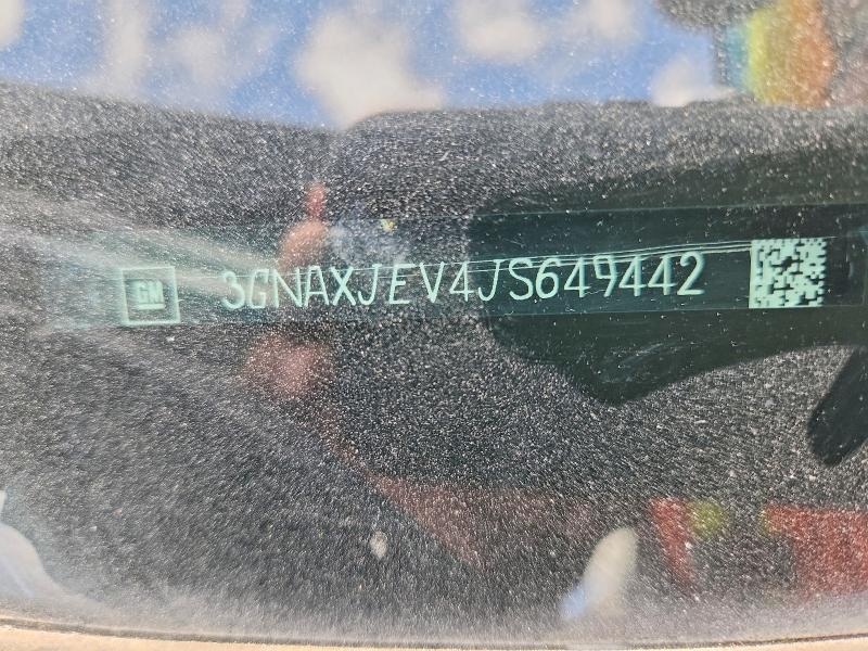 Aukcja sprzedaży 2018 Chevrolet Equinox, vin: 3GNAXJEV4JS649442, numer aukcji: 56976246