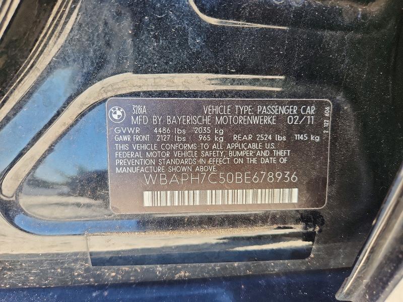 Продаж на аукціоні авто 2011 Bmw 328, vin: WBAPH7C50BE678936, номер лоту: 56060326