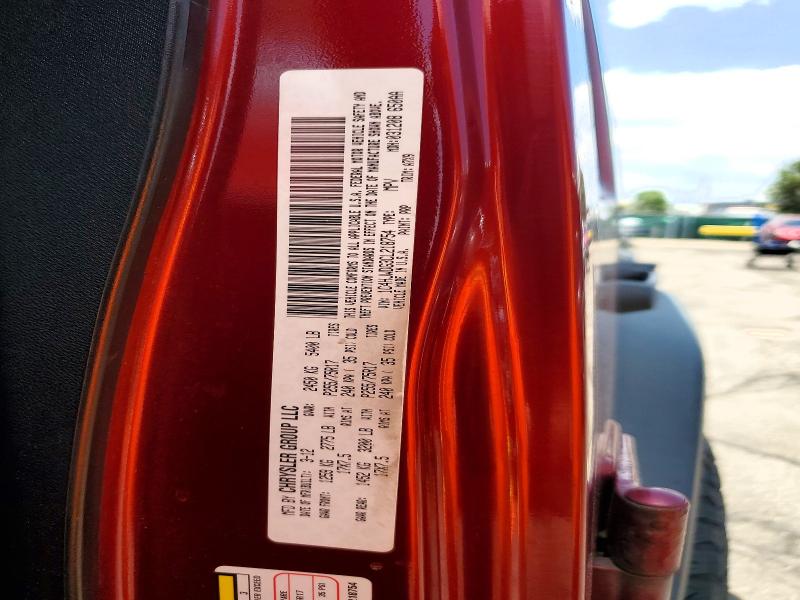 2012 Jeep Wrangler Unlimited მანქანა იყიდება აუქციონზე, vin: 1C4HJWDG3CL218754, აუქციონის ნომერი: 59341666
