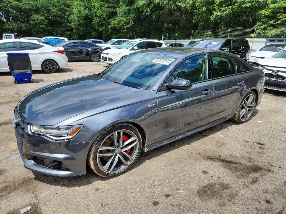 2018 Audi A6 მანქანა იყიდება აუქციონზე, vin: WAUG3BFC3JN015371, აუქციონის ნომერი: 53507706