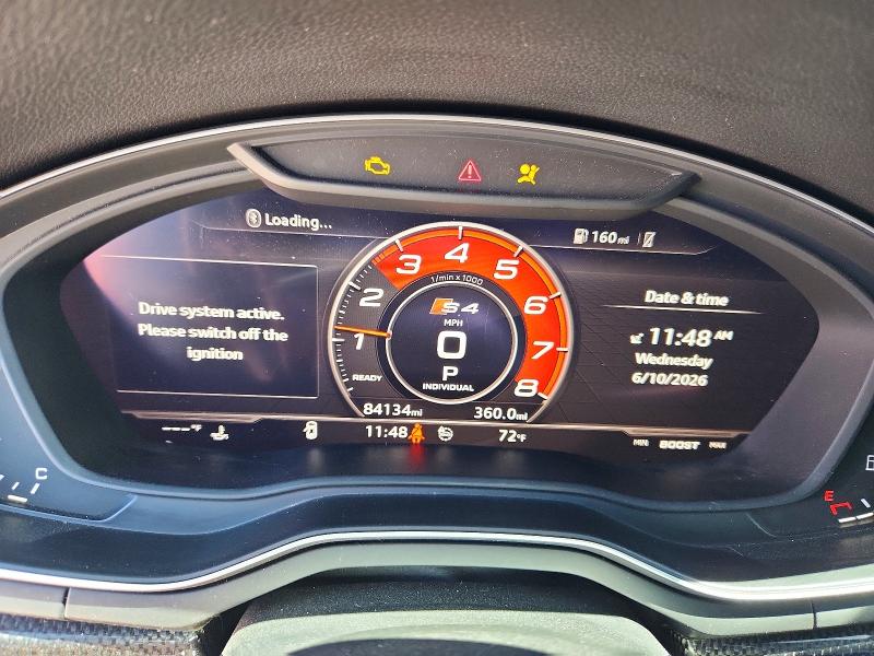 Продажа на аукционе авто 2018 Audi S4, vin: WAUB4AF40JA161843, номер лота: 57005276