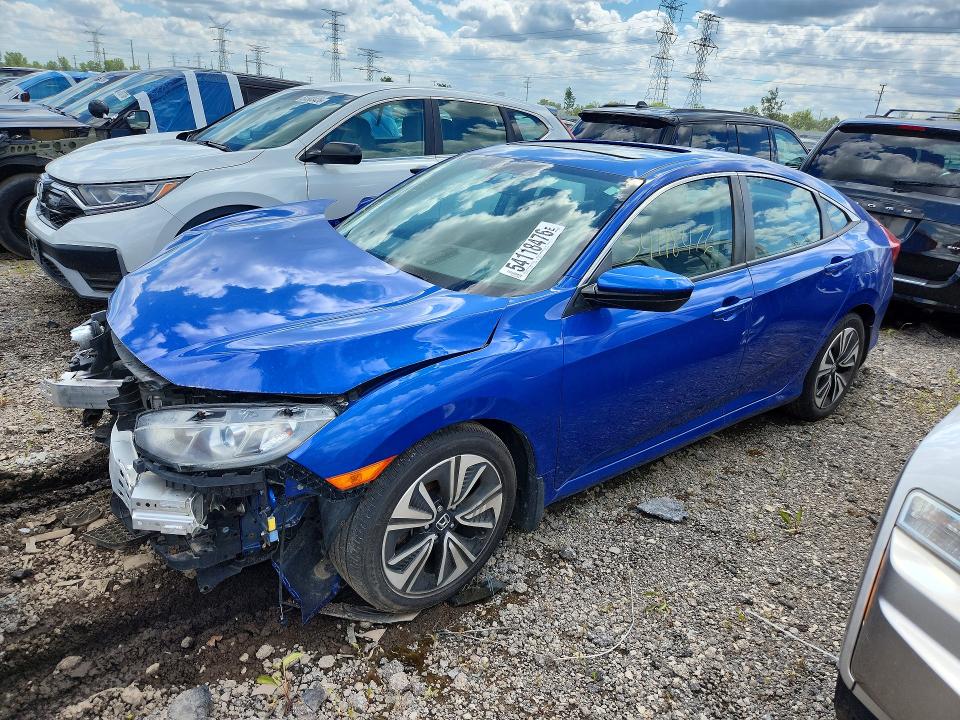 2017 Honda Civic მანქანა იყიდება აუქციონზე, vin: 19XFC1F30HE027307, აუქციონის ნომერი: 54118476