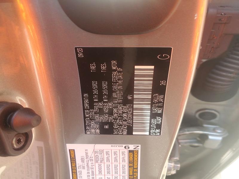 57166096 :رقم المزاد ، JTJGB7CXXP4036773 vin ، 2023 Lexus Lx 600 مزاد بيع