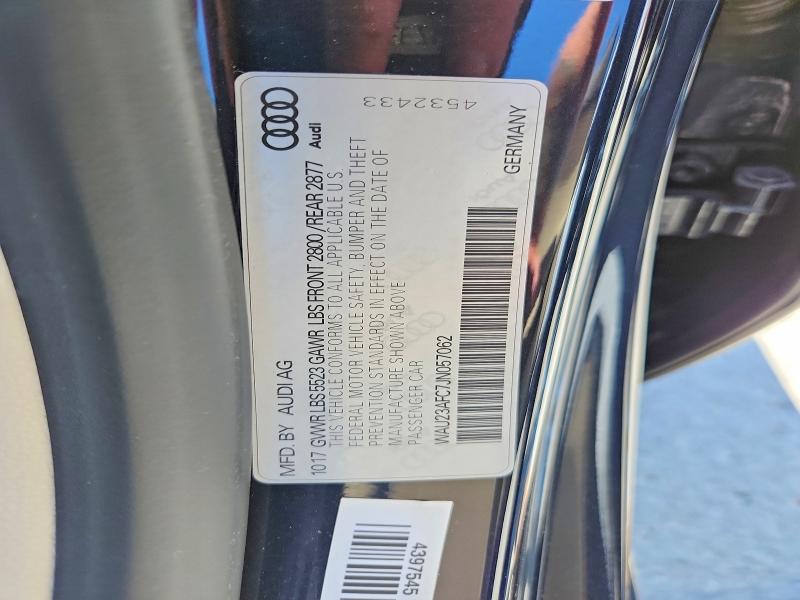 Продаж на аукціоні авто 2018 Audi A7, vin: WAU23AFC7JN057062, номер лоту: 56958966