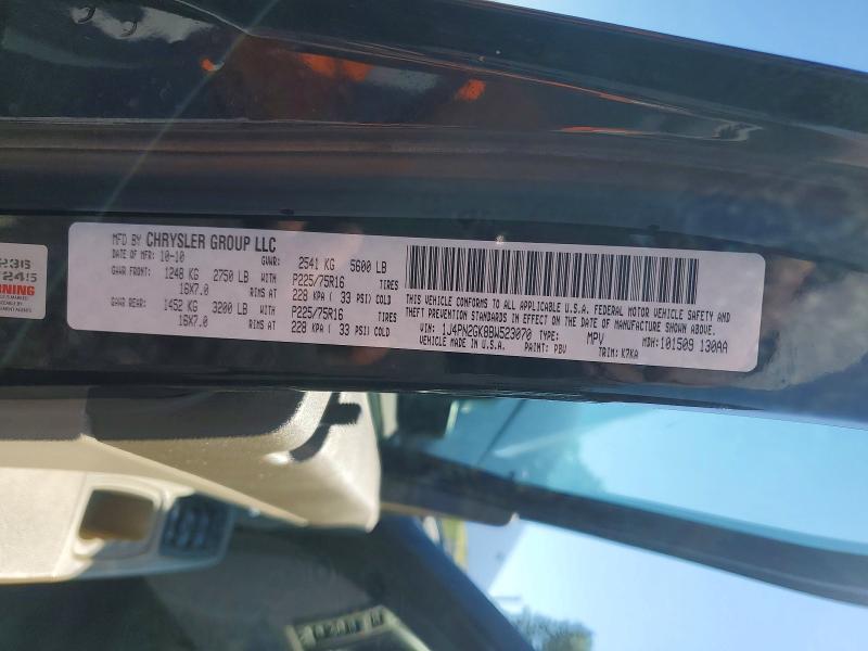 2011 Jeep Liberty მანქანა იყიდება აუქციონზე, vin: 1J4PN2GK8BW523070, აუქციონის ნომერი: 58456886