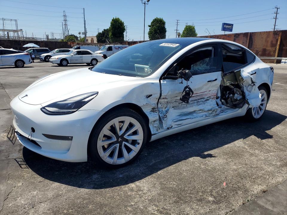 Продажа на аукционе авто 2021 Tesla Model 3, vin: 5YJ3E1EB5MF862457, номер лота: 56103946