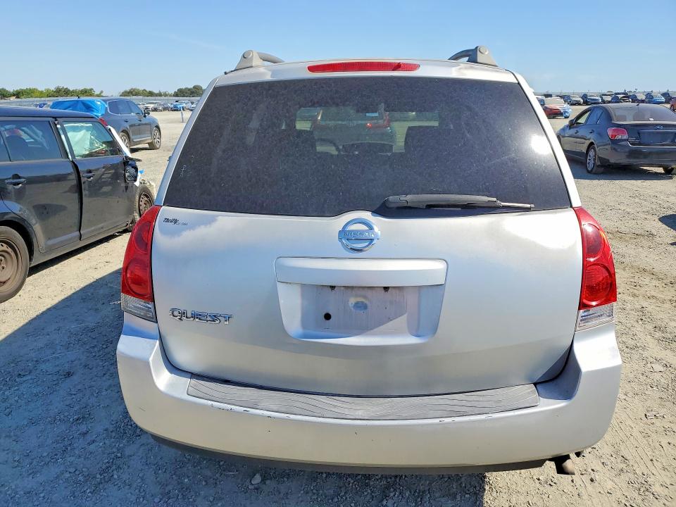 2005 Nissan Quest მანქანა იყიდება აუქციონზე, vin: 5N1BV28U95N132189, აუქციონის ნომერი: 56828716