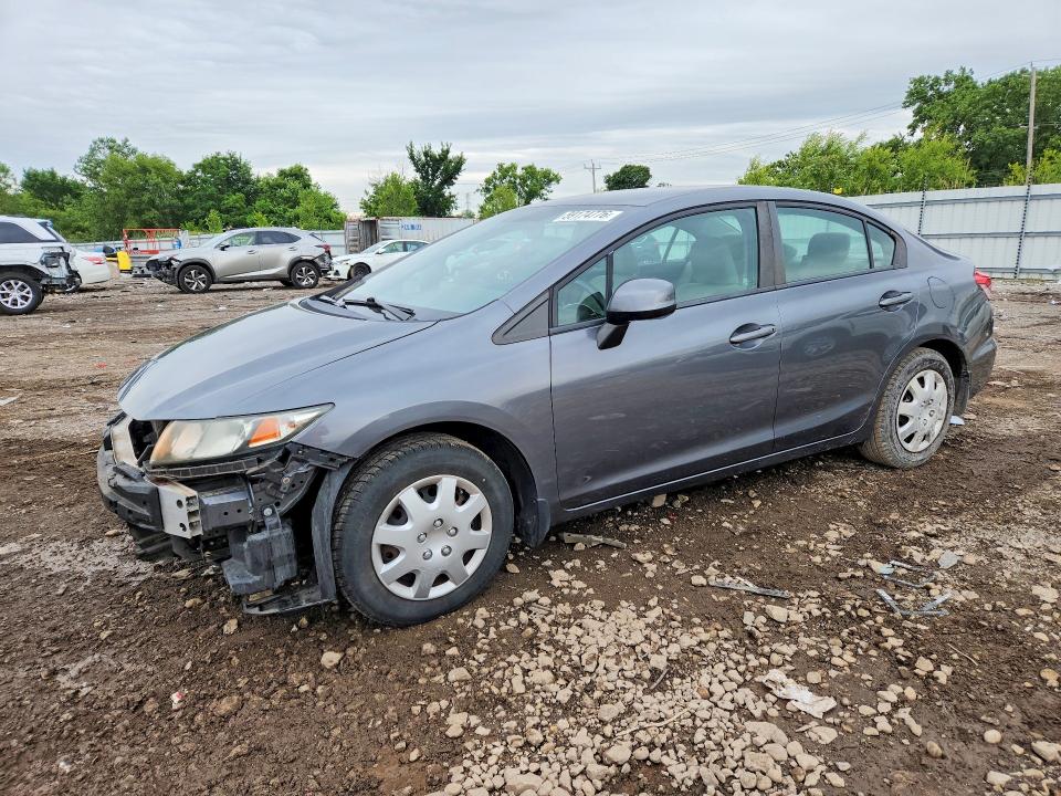Auction sale of the 2013 Honda Civic, vin: 19XFB2F52DE025689, lot number: 59174776