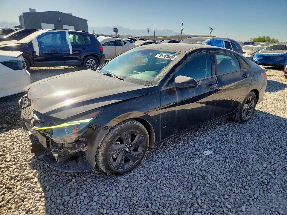 2022 Hyundai Elantra მანქანა იყიდება აუქციონზე, vin: 5NPLM4AG8NH079738, აუქციონის ნომერი: 55975436