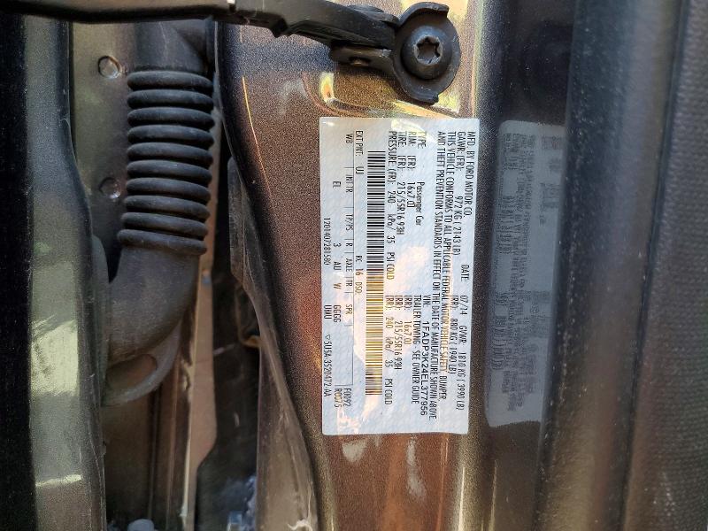 2014 Ford Focus მანქანა იყიდება აუქციონზე, vin: 1FADP3K24EL377956, აუქციონის ნომერი: 58086516