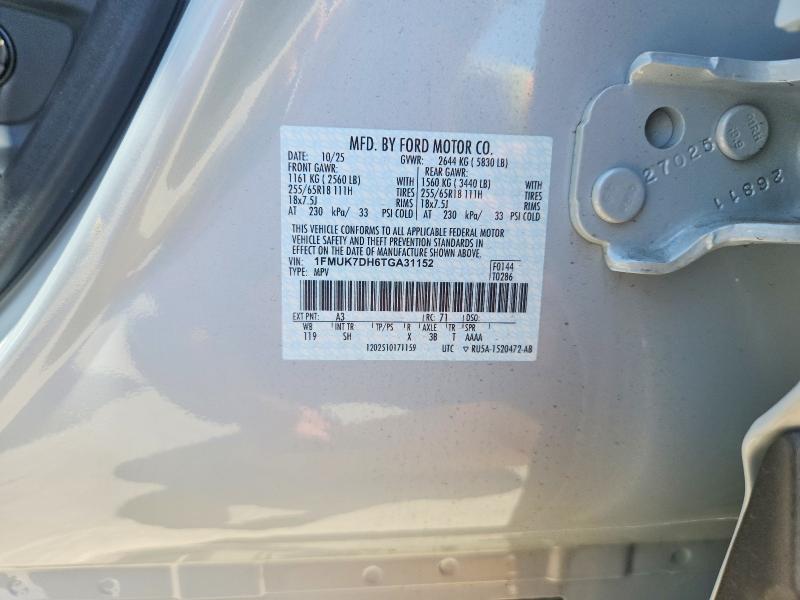 Продажа на аукционе авто 2026 Ford Explorer, vin: 1FMUK7DH6TGA31152, номер лота: 56027126