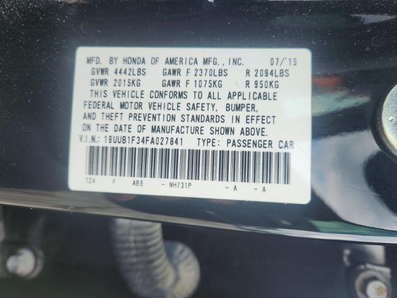 Aukcja sprzedaży 2015 Acura Tlx, vin: 19UUB1F34FA027841, numer aukcji: 55699436