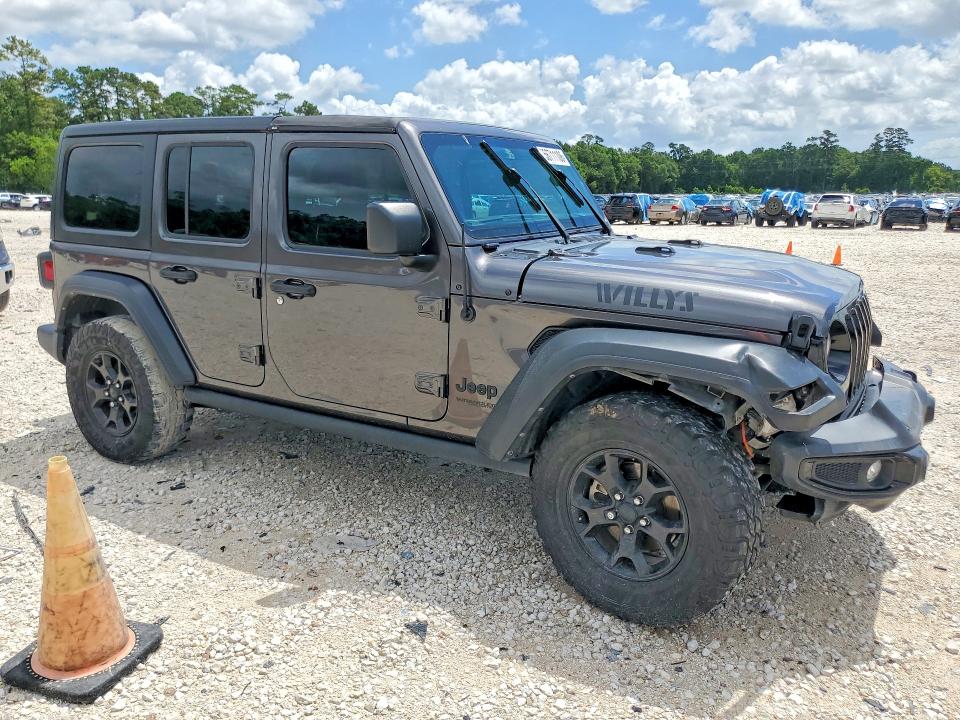 Продажа на аукционе авто 2021 Jeep Wrangler Unlimited, vin: 1C4HJXDG8MW760941, номер лота: 56711106