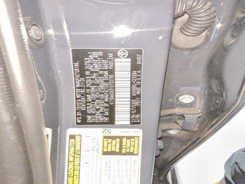 57859636 :رقم المزاد ، 4T1DAACK9TU702795 vin ، 2026 Toyota Camry مزاد بيع