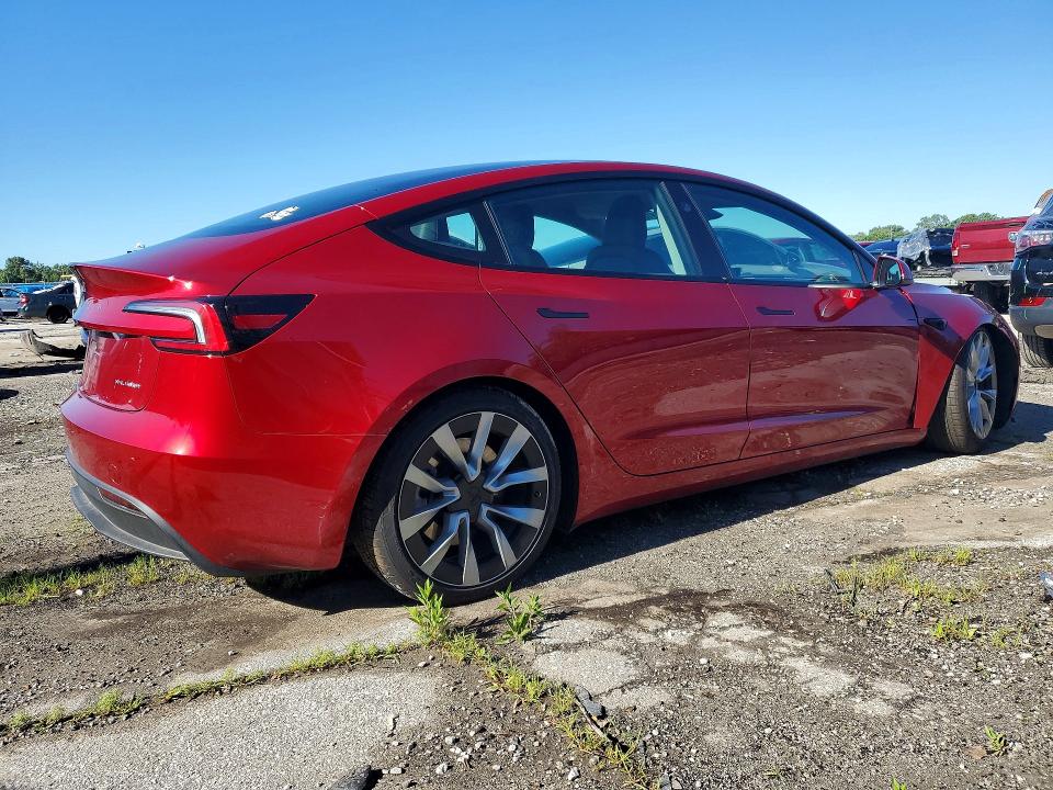 Aukcja sprzedaży 2025 Tesla Model 3, vin: 5YJ3E1EBXSF907468, numer aukcji: 58189806