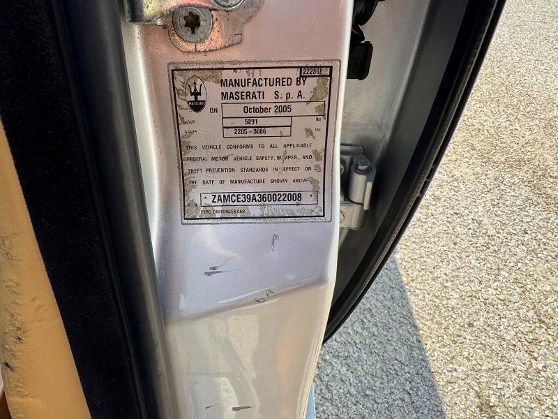 Продаж на аукціоні авто 2006 Maserati Quattroporte, vin: ZAMCE39A360022008, номер лоту: 59331216
